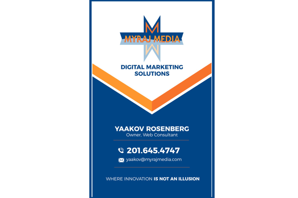 my raj media business card